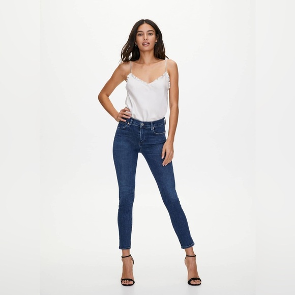Citizens of Humanity Rocket Crop High Rose Skinny, light blue, size 28. - Picture 2 of 15